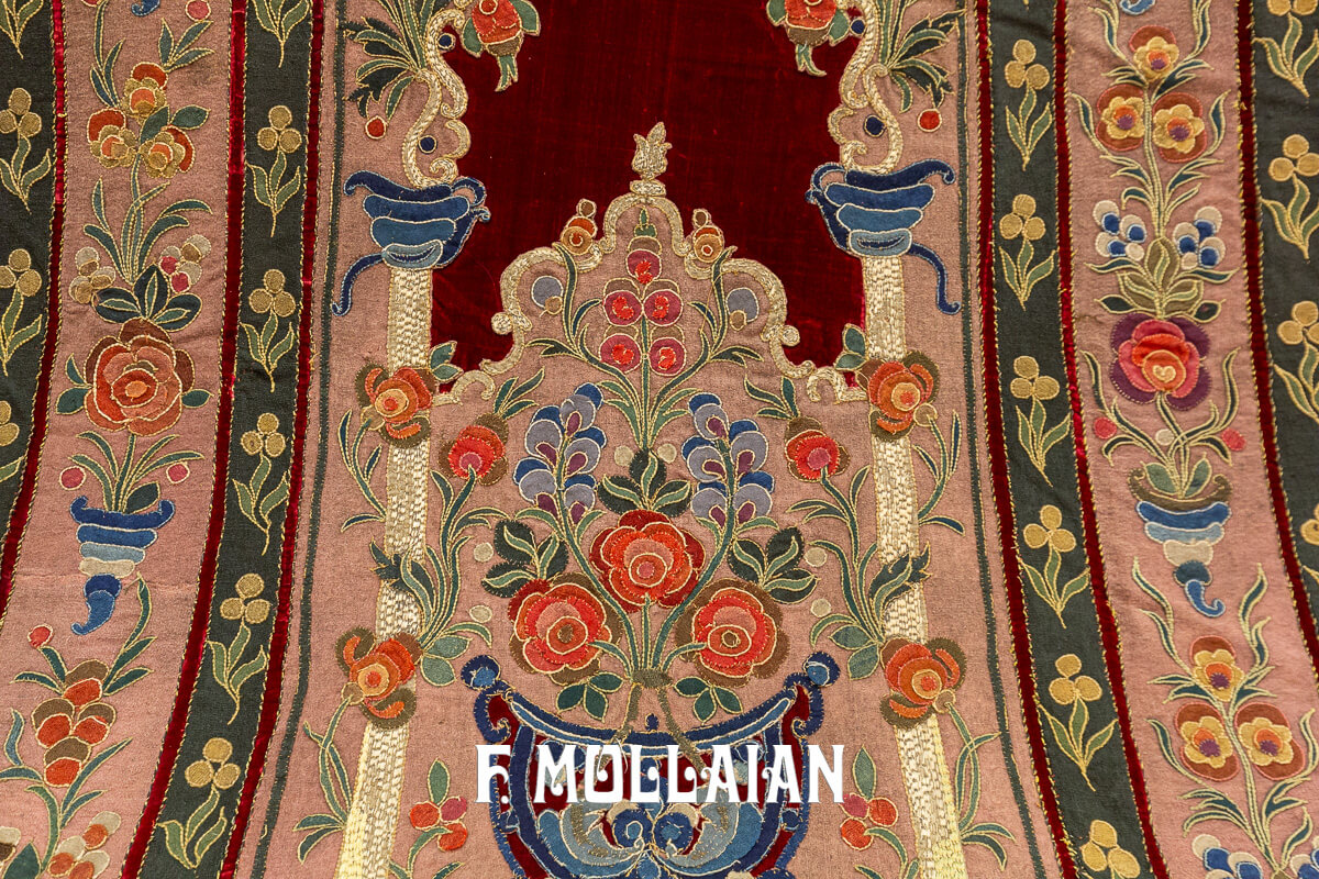 Ottoman Textile Two Columns n°:208828